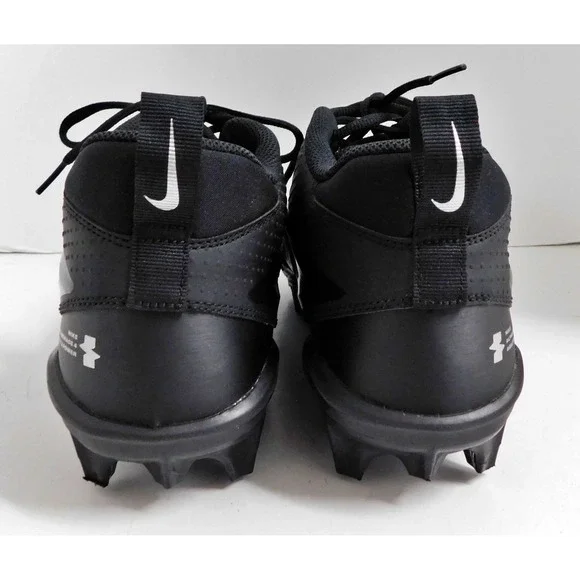 Nike Alpha Menace 4 Varsity Football Cleats Black SilverFN0027-002 sz 13